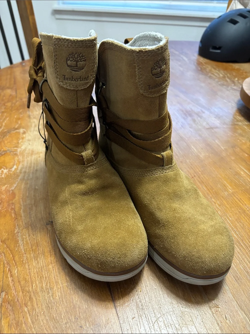 Timberland Suede Ankle Boots in Tan